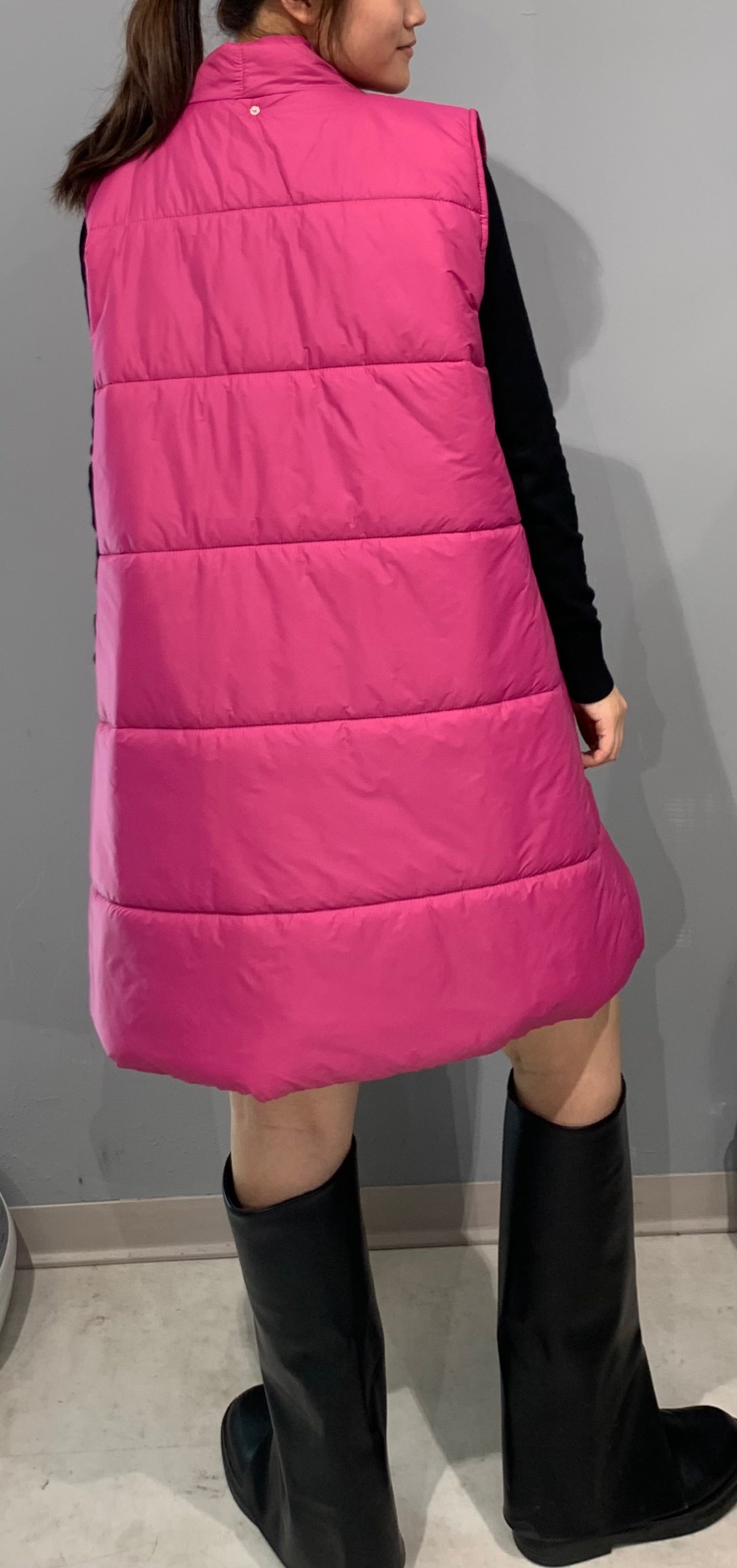 MAGENTA GILE WITH REMOVABLE HOOD